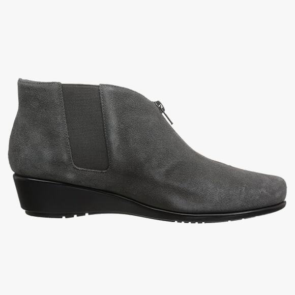 Aerosoles Allowance Ankle‎ Boot - Gray Suede - Size 5 - New in Box - Picture 1 of 3